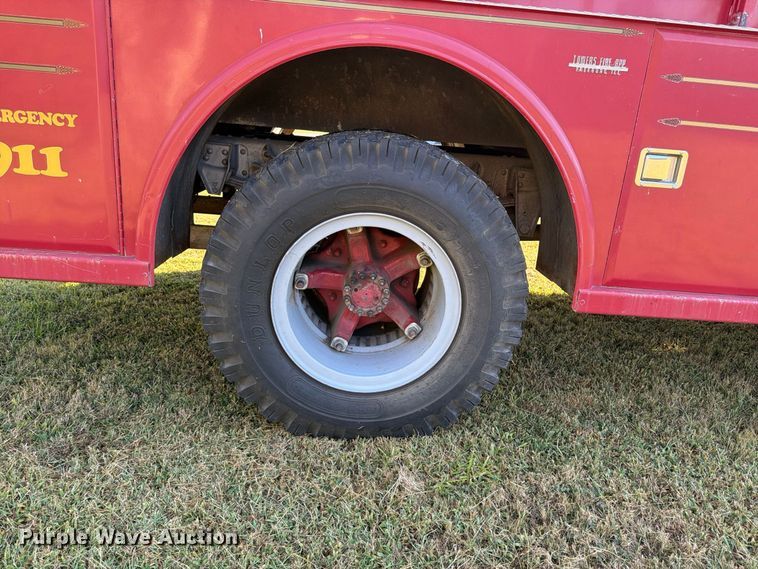 image for item ER3323 1980 GMC 7000 fire truck