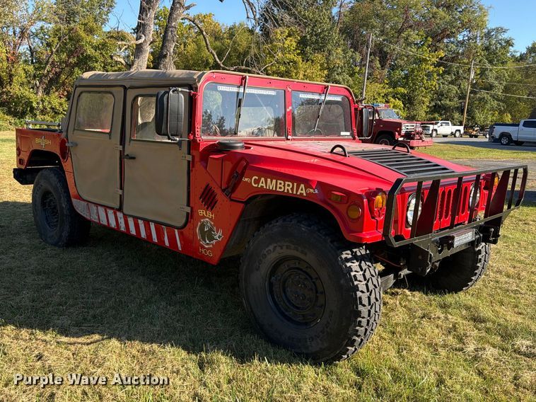 image for item ER3324 1991 AM General Humvee SUV