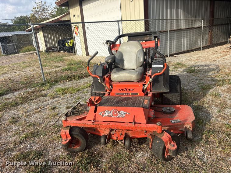 image for item ES8475 2012 Bad Boy Outlaw XP ZTR lawn mower