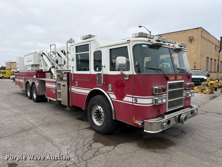 image for item FK2215 2005 Pierce Manufacturing Dash ladder fire truck