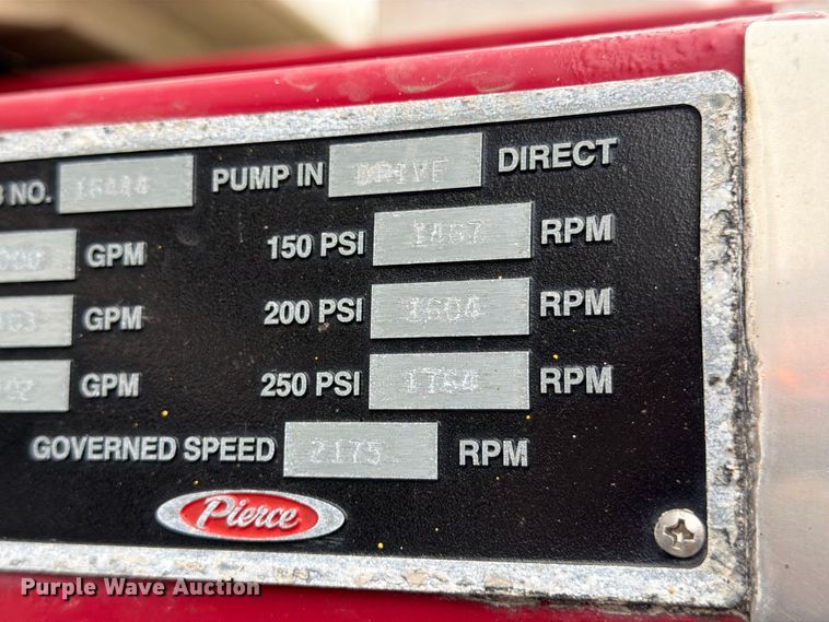 image for item FK2215 2005 Pierce Manufacturing Dash ladder fire truck