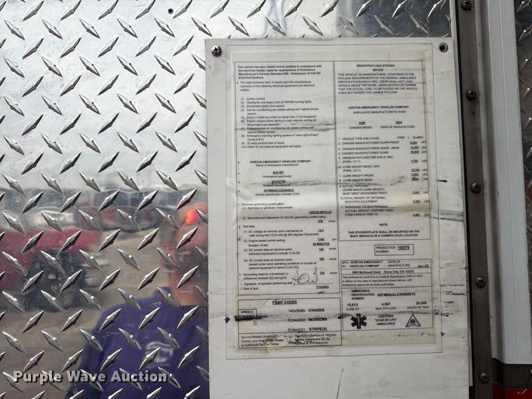 image for item FK2216 2003 International 4300 ambulance