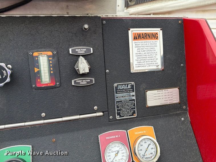 image for item FK2217 2007 Seagrave pumper fire truck