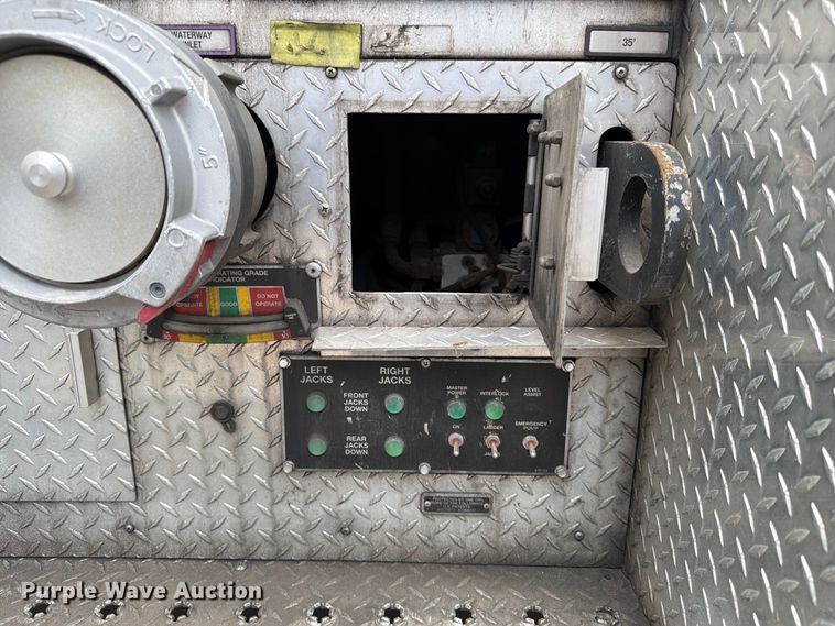image for item FK2219 2003 E-one ladder fire truck