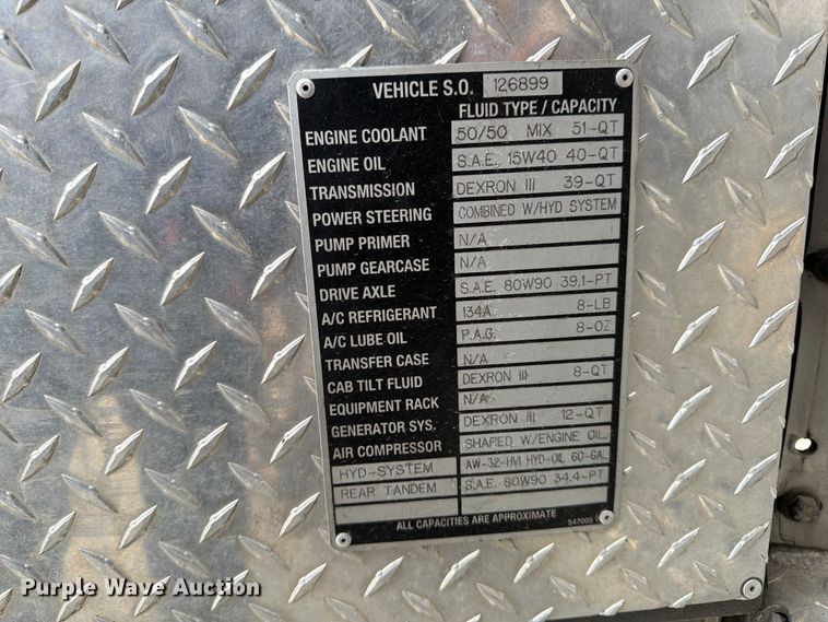 image for item FK2219 2003 E-one ladder fire truck