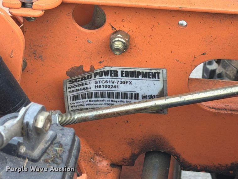 image for item FK3904 Scag STC61V-730FX ZTR lawn mower