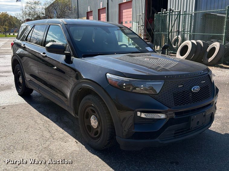 image for item FN1556 2021 Ford Explorer Police Interceptor SUV