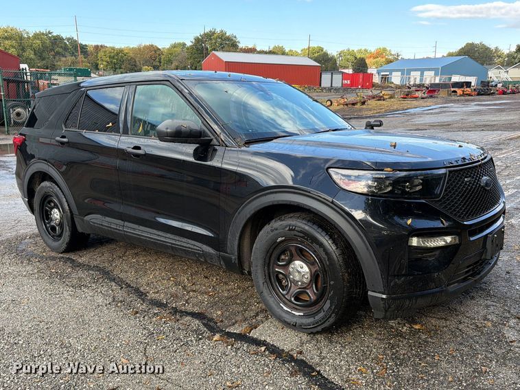 image for item FN1559 2021 Ford Explorer Police Interceptor SUV