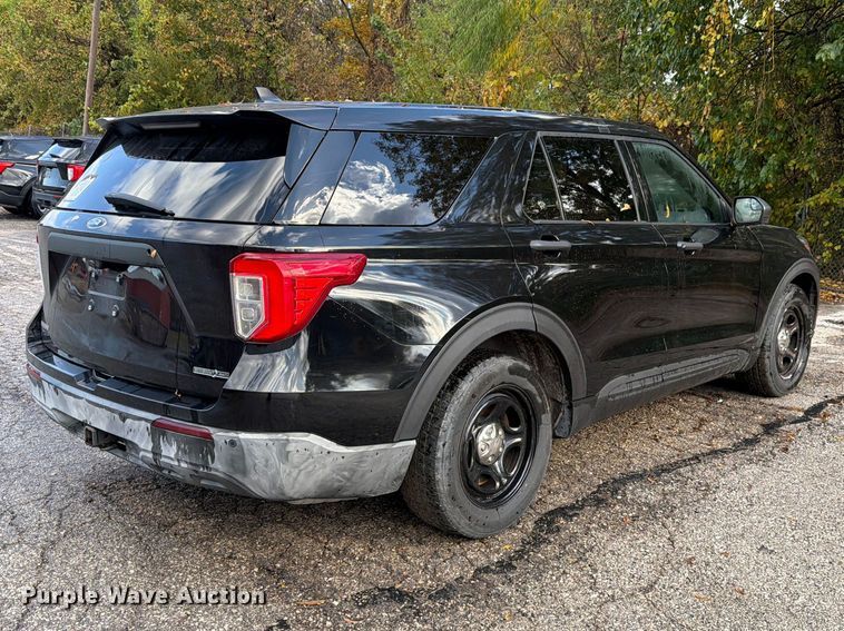 image for item FN1559 2021 Ford Explorer Police Interceptor SUV