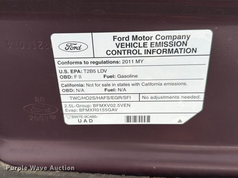 image for item FP3216 2011 Ford Fusion SE 
