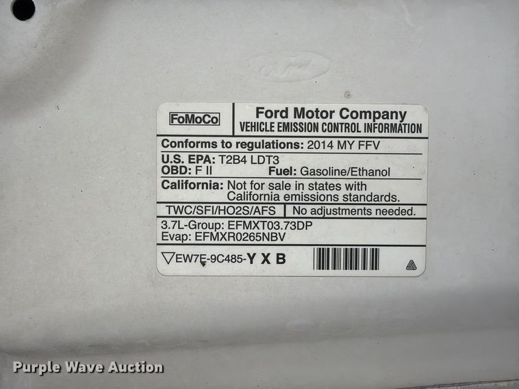 image for item FP3217 2014 Ford F150 pickup truck