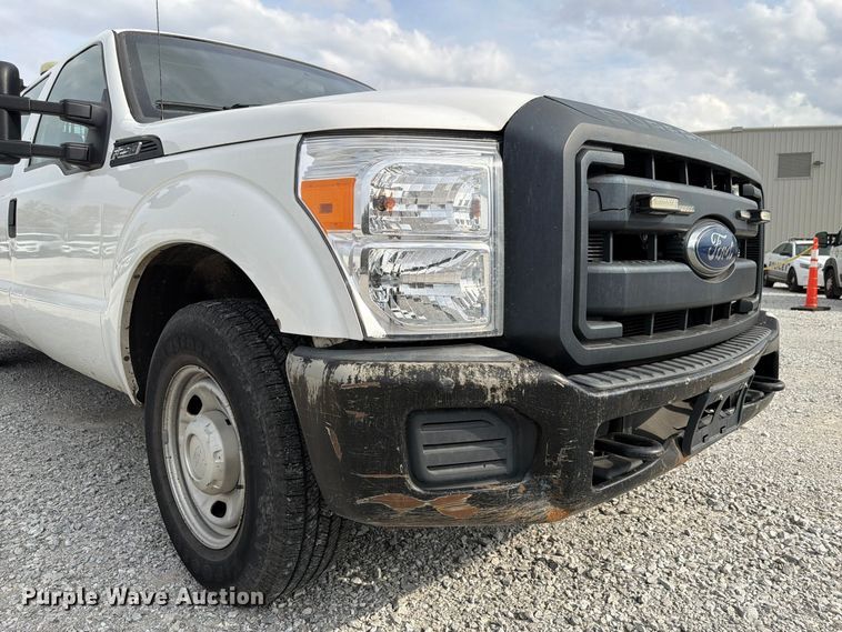 image for item FP3218 2015 Ford F250 Super Duty Crew Cab utility bed pickup truck