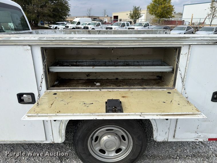 image for item FP3219 2015 Ford F250 Super Duty Ext. Cab utility bed pickup truck