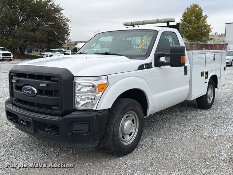 image for item FP3220 2015 Ford F250 Super Duty utility bed pickup truck