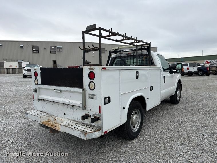 image for item FP3220 2015 Ford F250 Super Duty utility bed pickup truck