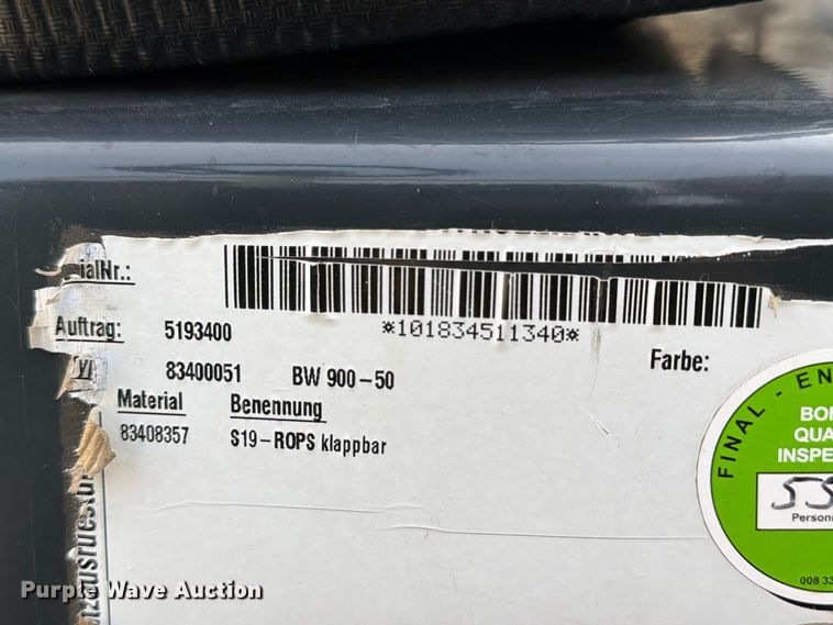 image for item FT3025 2020 Bomag 900-50 double drum vibratory roller