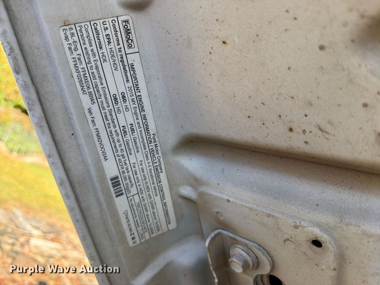image for item DV7426 2015 Ford F450 Super Duty XL bucket truck