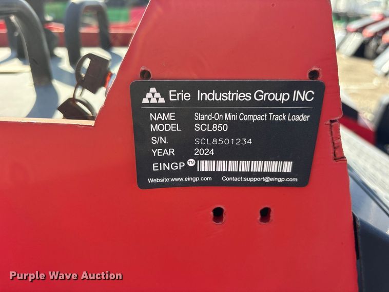 image for item ES8351 2024 Erie SCL850 compact utility loader
