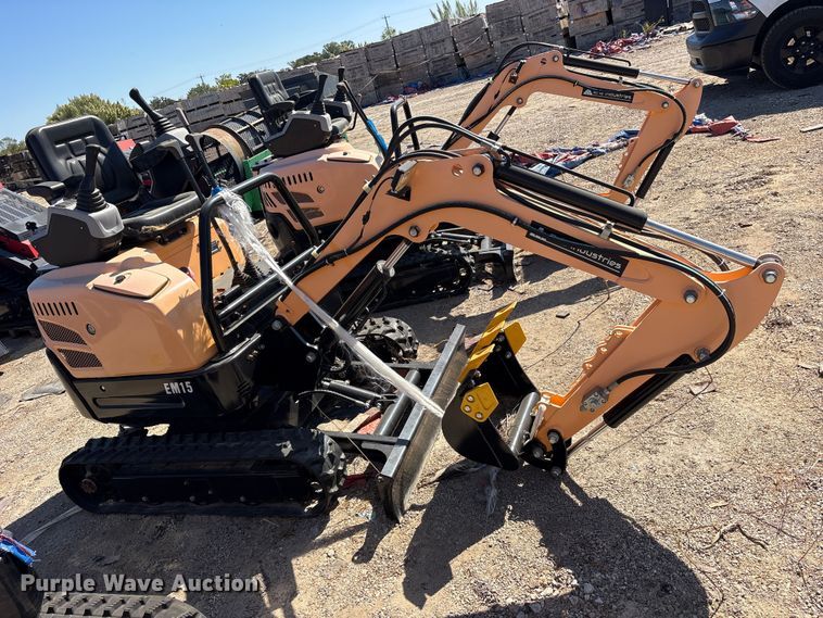 image for item ES8379 2024 Erie EM15 mini excavator