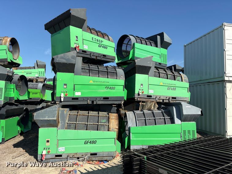 image for item ES8439 (12) Erie GF480 trommel screens