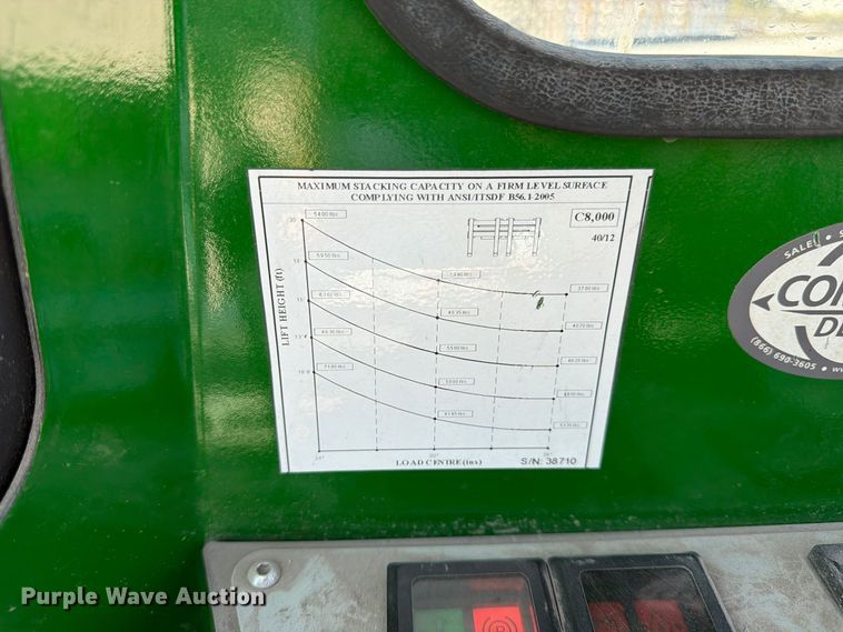 image for item EW5182 2018 Combilift C8000 forklift