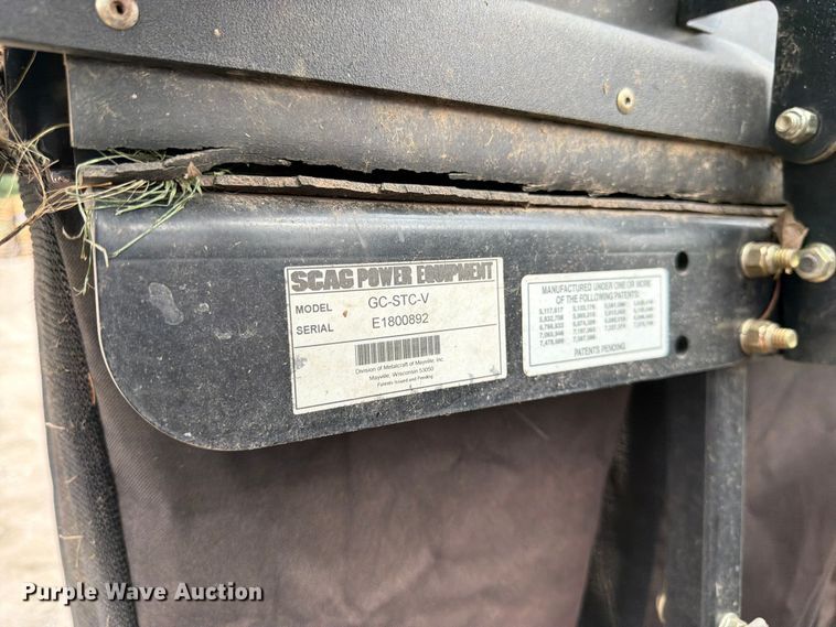 image for item EW5187 Scag STC25V-27CV-SS ZTR lawn mower
