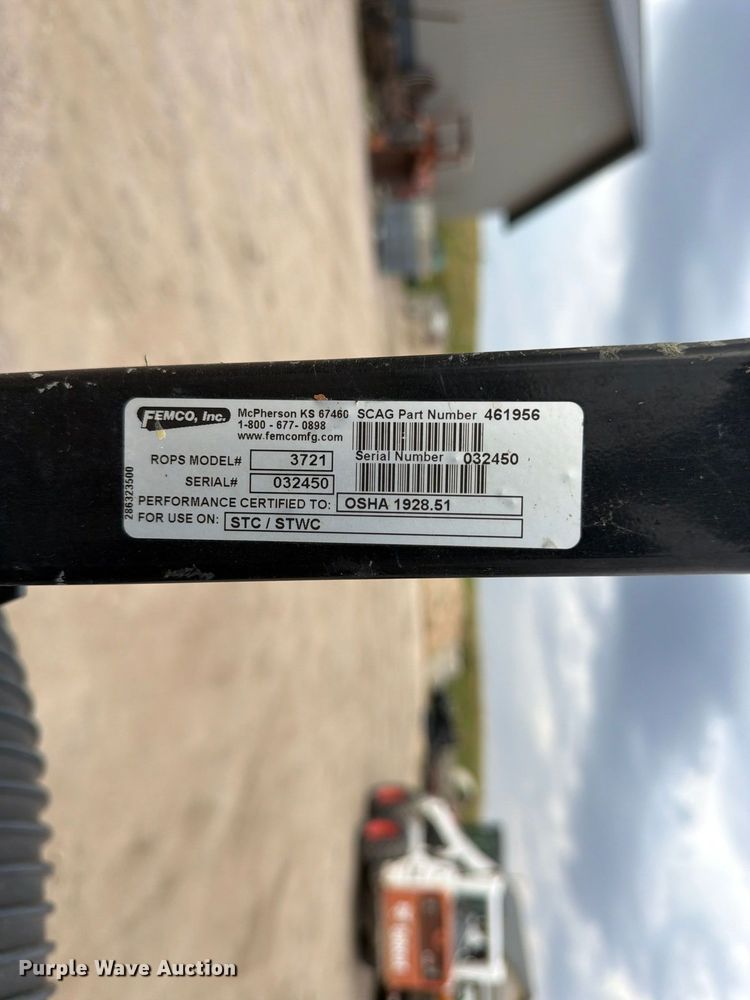 image for item EW5187 Scag STC25V-27CV-SS ZTR lawn mower