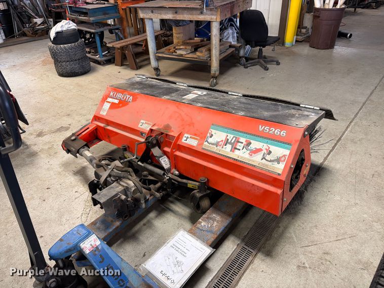 image for item EW5192 Kubota V5266 Broom attachment for Kubota RTV
