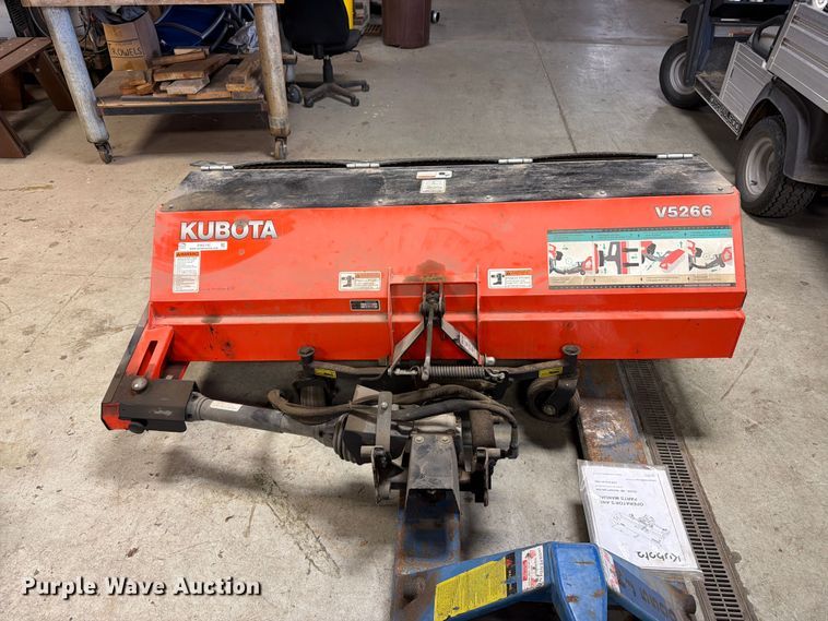 image for item EW5192 Kubota V5266 Broom attachment for Kubota RTV
