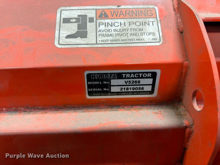 image for item EW5192 Kubota V5266 Broom attachment for Kubota RTV