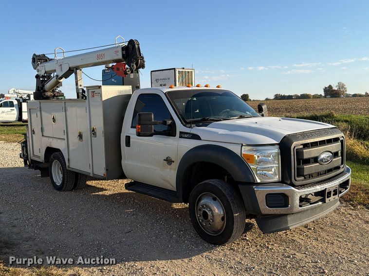 image for item EX4672 2016 Ford F550 utility / service truck