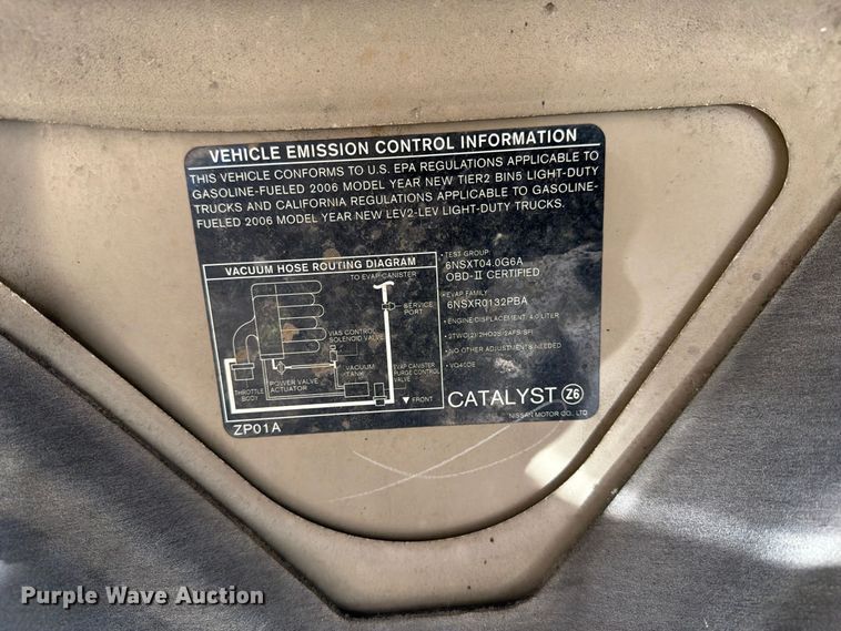image for item FG3062 2006 Nissan Pathfinder SUV