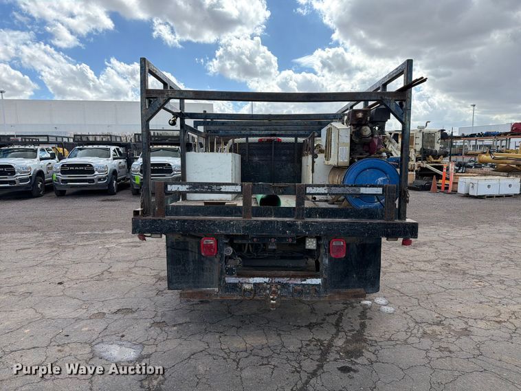 image for item FI2084 2016 Chevrolet Silverado 3500HD Crew Cab flatbed pickup truck
