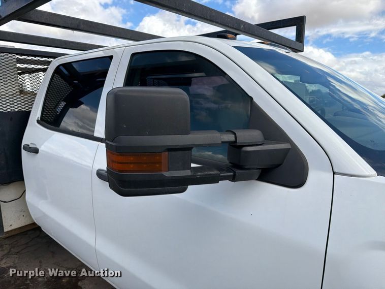 image for item FI2084 2016 Chevrolet Silverado 3500HD Crew Cab flatbed pickup truck