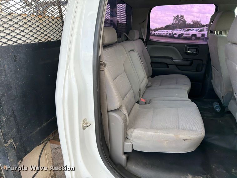image for item FI2084 2016 Chevrolet Silverado 3500HD Crew Cab flatbed pickup truck