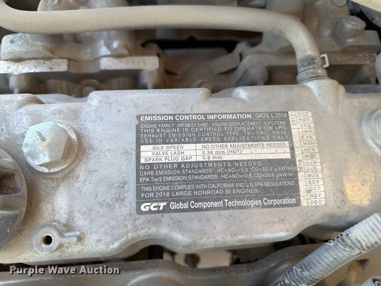 image for item FK2229 2018 Unicarriers PF70 forklift