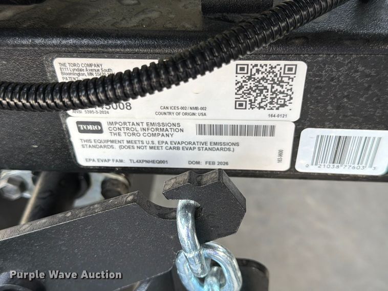 image for item FK3962 2026 Toro Time Cutter Max Havoc Edition ZTR lawn mower