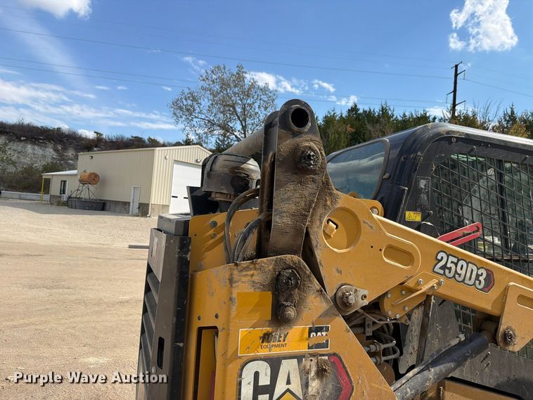 image for item FN1533 2020 Caterpillar 259D3 tracked skid steer loader