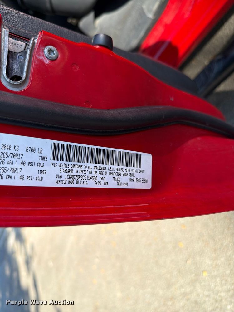 2012 Dodge Ram 1500 SLT