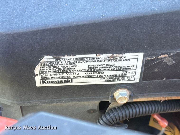 image for item FV2068 Kubota ZTR lawn mower