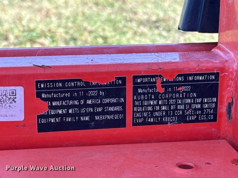 image for item FV2068 Kubota ZTR lawn mower