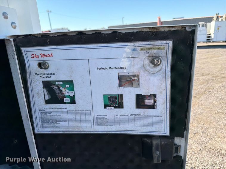 image for item FW3532 New Heights Manufacturing Sky Watch tower trailer
