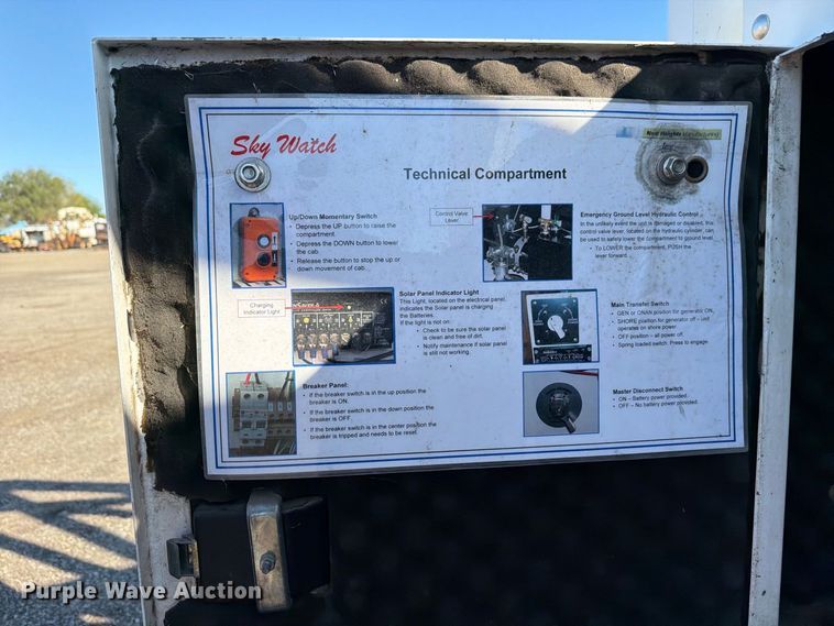 image for item FW3532 New Heights Manufacturing Sky Watch tower trailer