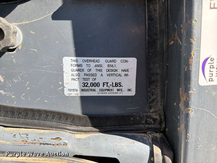 image for item FW3585 2009 Toyota 7FGAU50 forklift