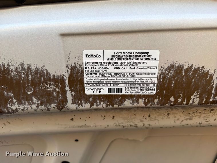 image for item FW3592 2014 Ford E450 refrigerated truck