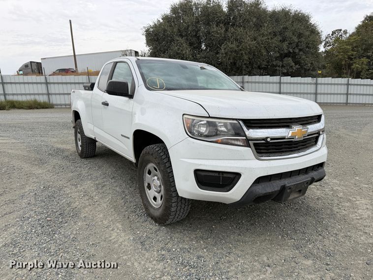 image for item YA5392 2019 Chevrolet Colorado Ext. Cab pickup truck