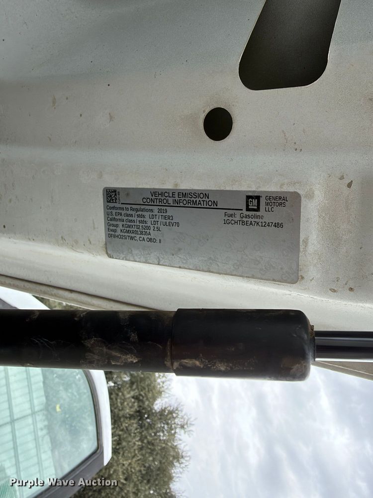 image for item YA5392 2019 Chevrolet Colorado Ext. Cab pickup truck