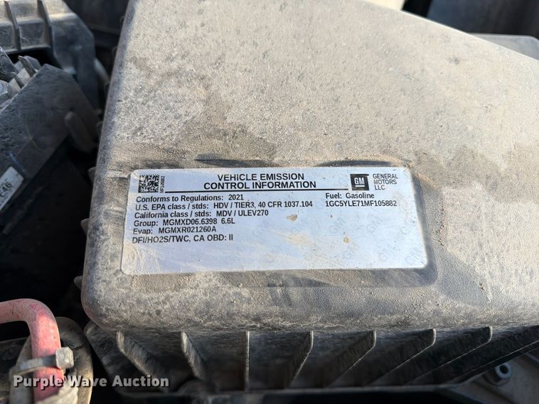 image for item YA5395 2021 Chevrolet Silverado 2500HD Ext. Cab pickup truck
