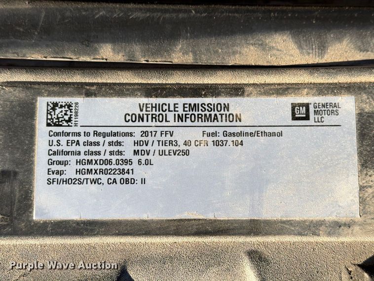 image for item YA5536 2017 Chevrolet Express van