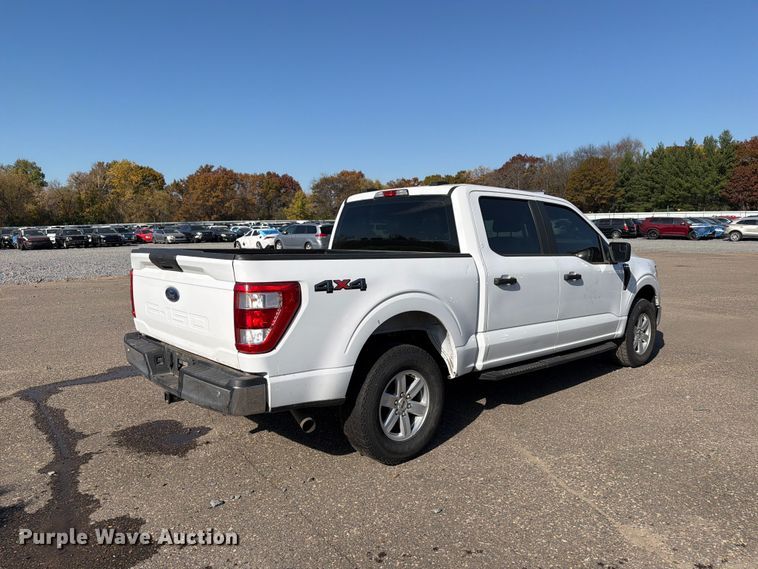 image for item YA5652 2021 Ford F150 Crew Cab pickup truck